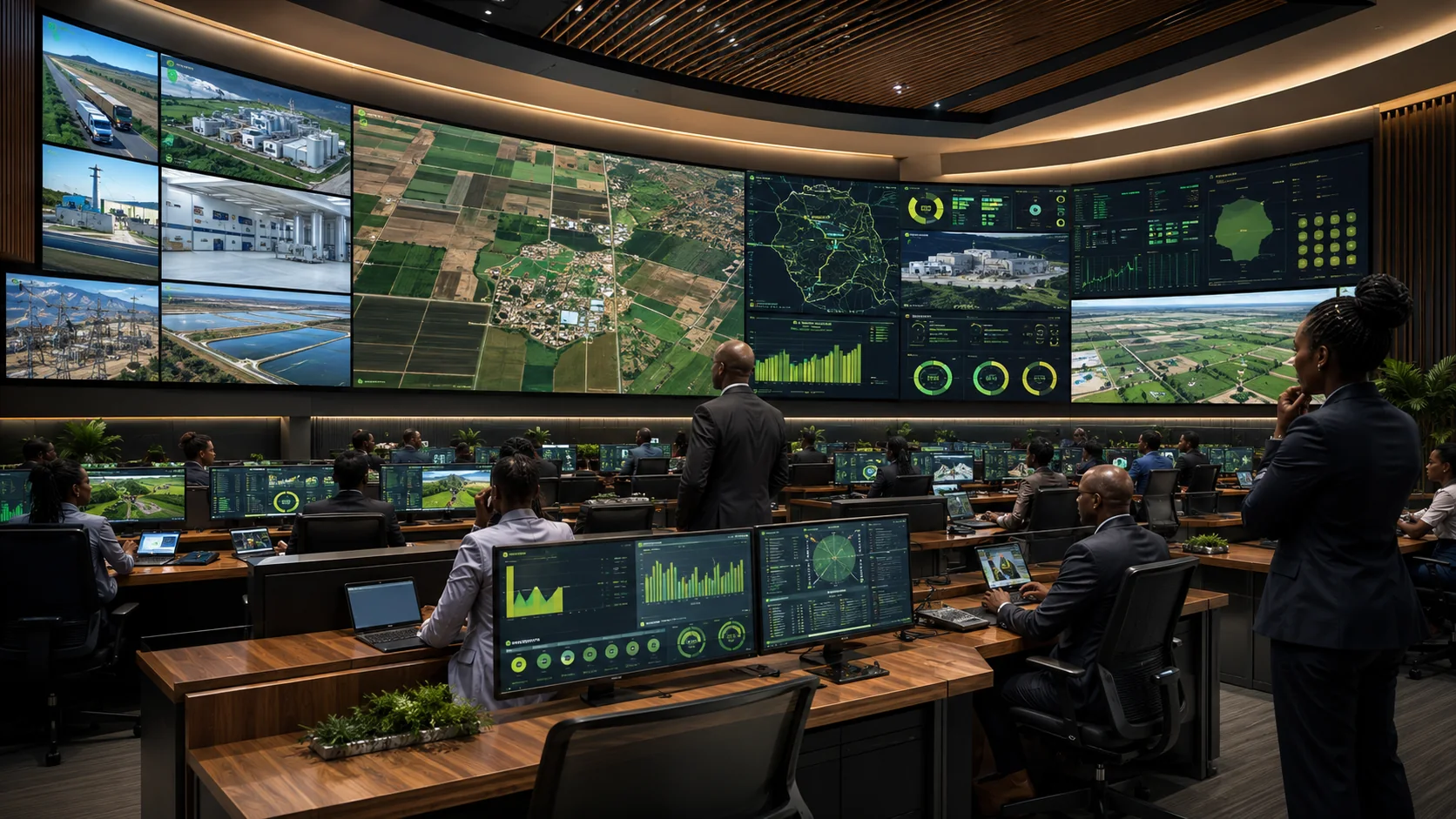 Conceptual Kgatleng Agropark integrated digital operations centre