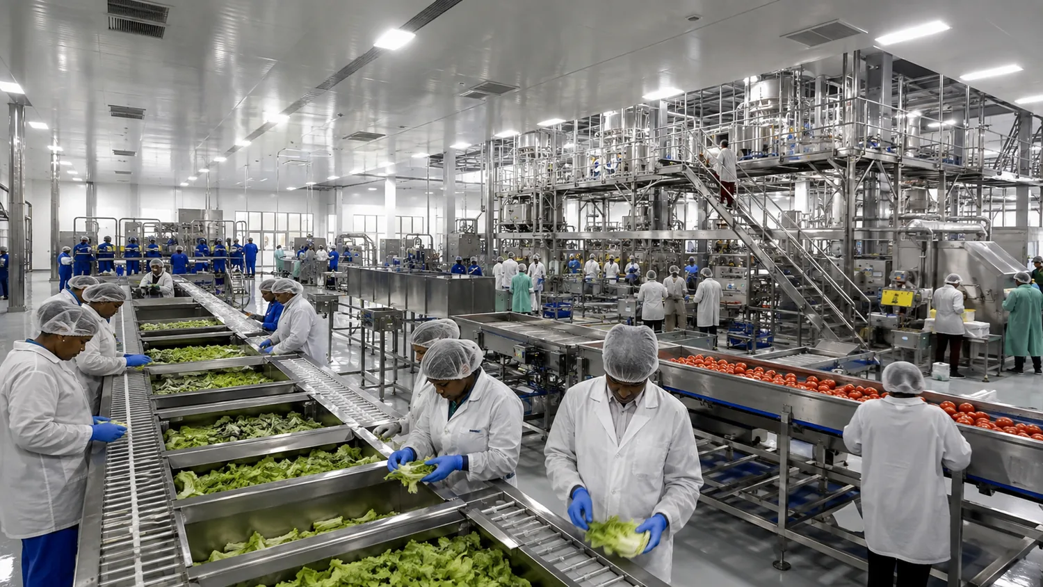 Conceptual food processing line in the Kgatleng Agropark value chain