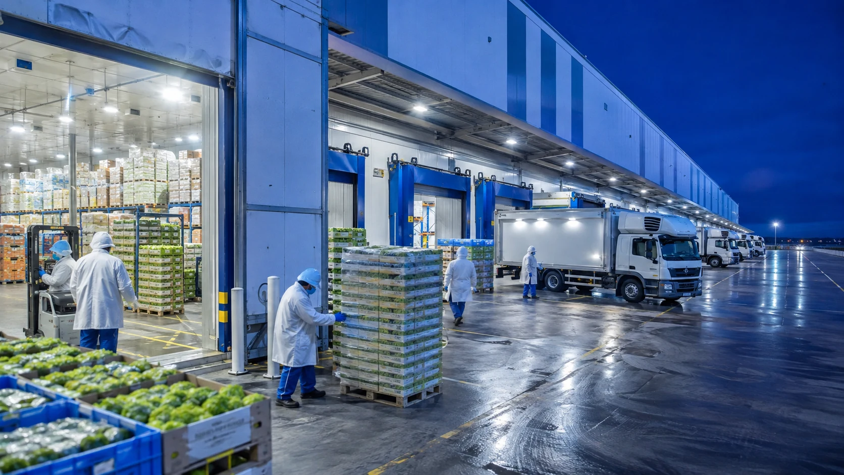 Illustrative cold-chain logistics platform