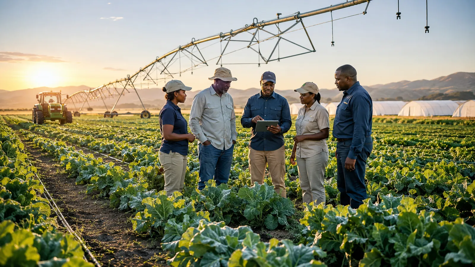 Illustrative professionally managed agricultural production