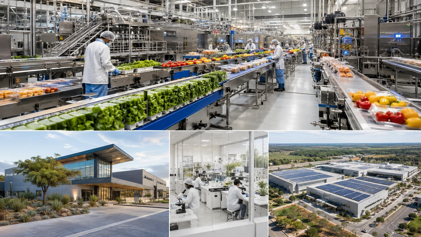 Illustrative agro-processing and food manufacturing campus