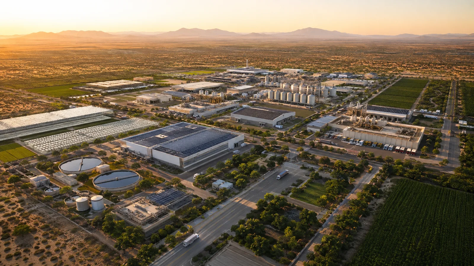 Illustrative integrated agro-processing industrial district