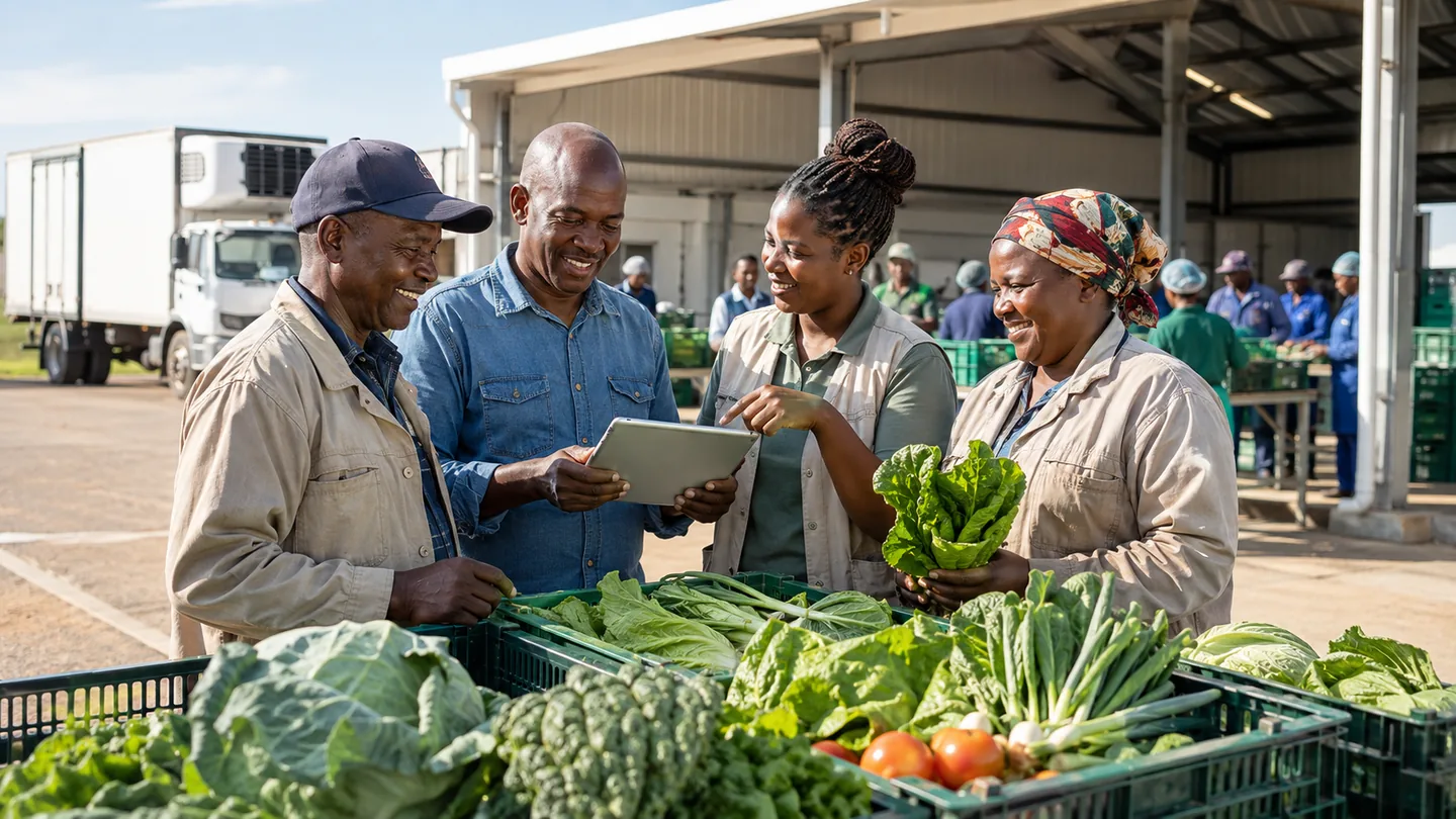 Illustrative producers and operators handling fresh agricultural produce